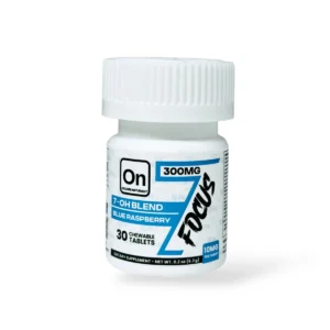 On7 Focus 10mg 7-OH + Pseudoindoxyl Blue Raspberry Tablets 30ct