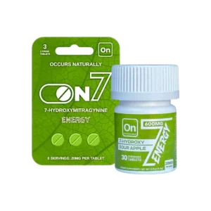 On7 Kratom 7-hydroxymitragynine Tablets Energy 20mg